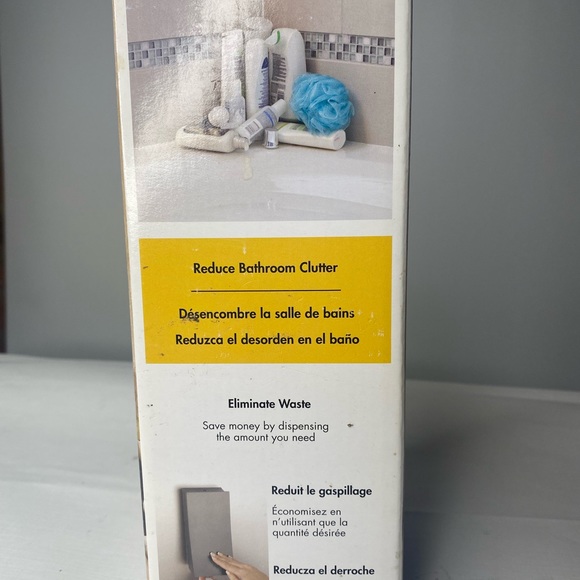 Better Living Wave Dispenser soap & shampoo Satin Nickel finish new - Picture 5 of 10